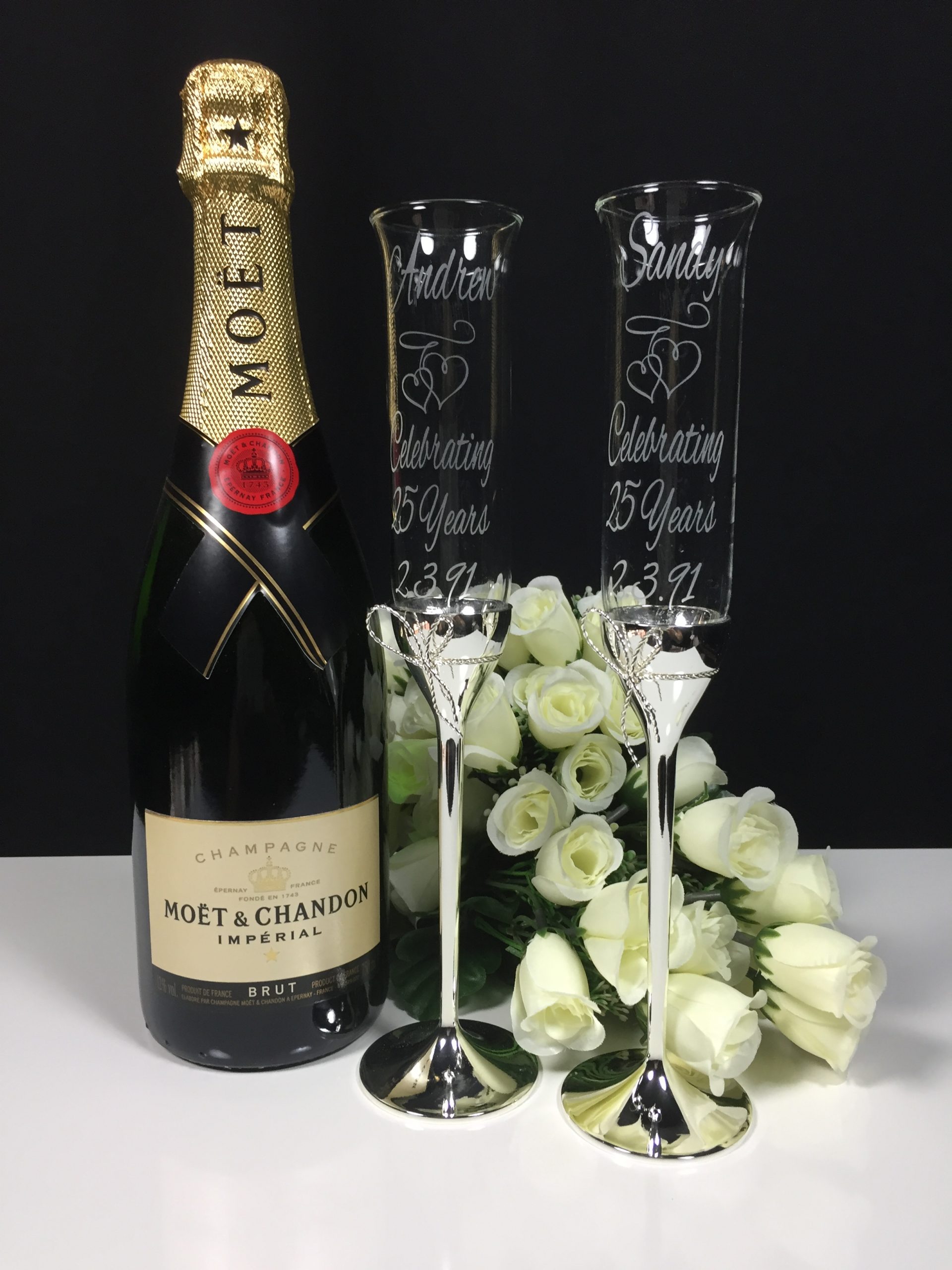 Vera Wang Love Knots Toasting Flute Pair