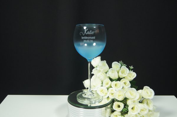 Haze Coloured Wine Glass